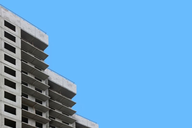 A building made of concrete