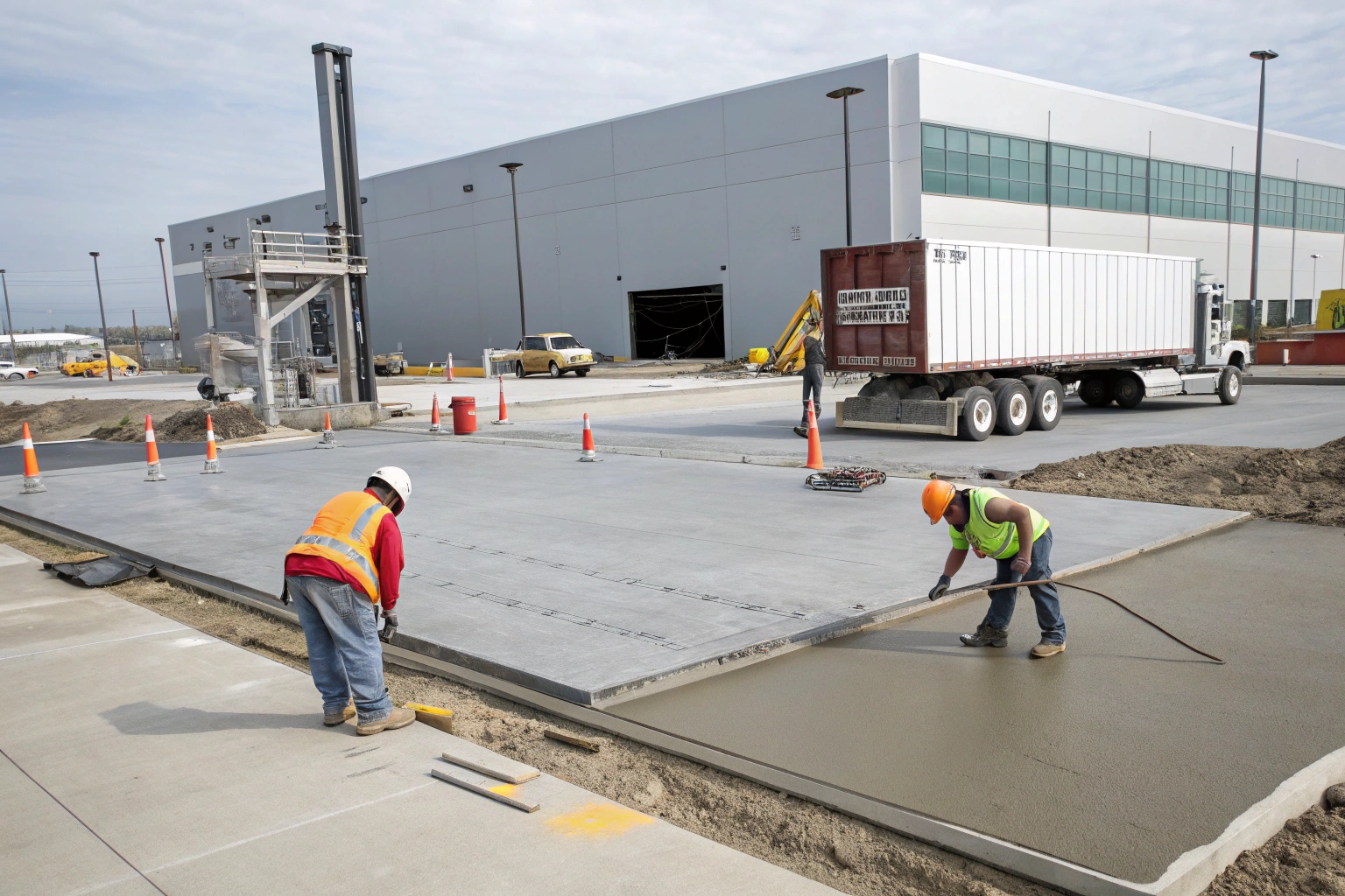 Commercial concrete project