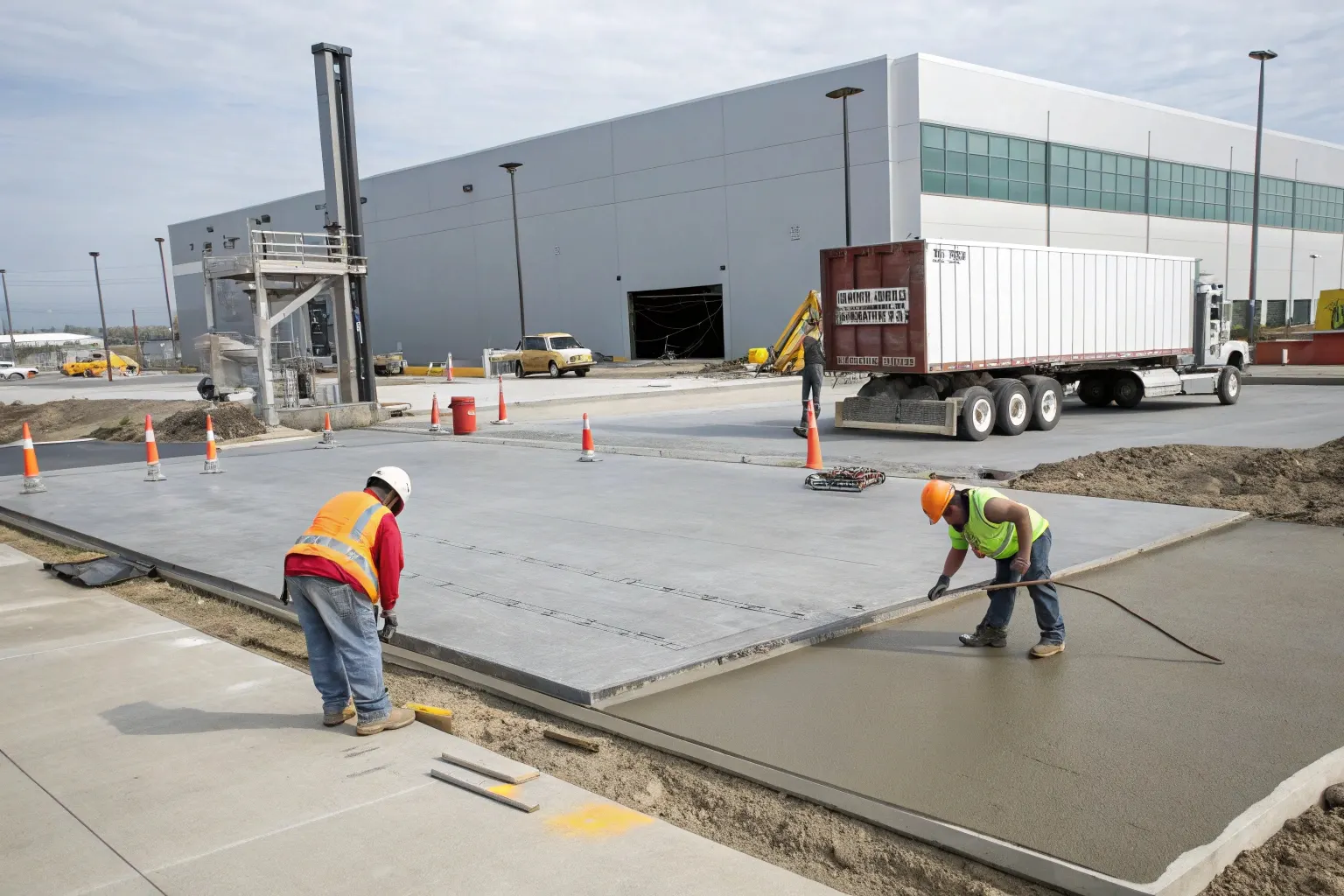 Commercial concrete project
