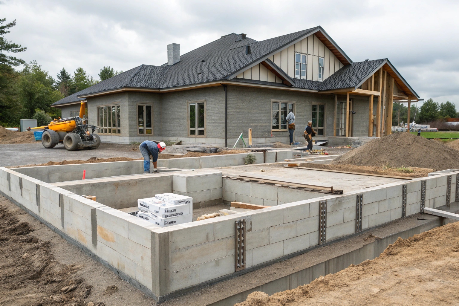 Strip footings construction for new home foundation in Canberra by structural specialists